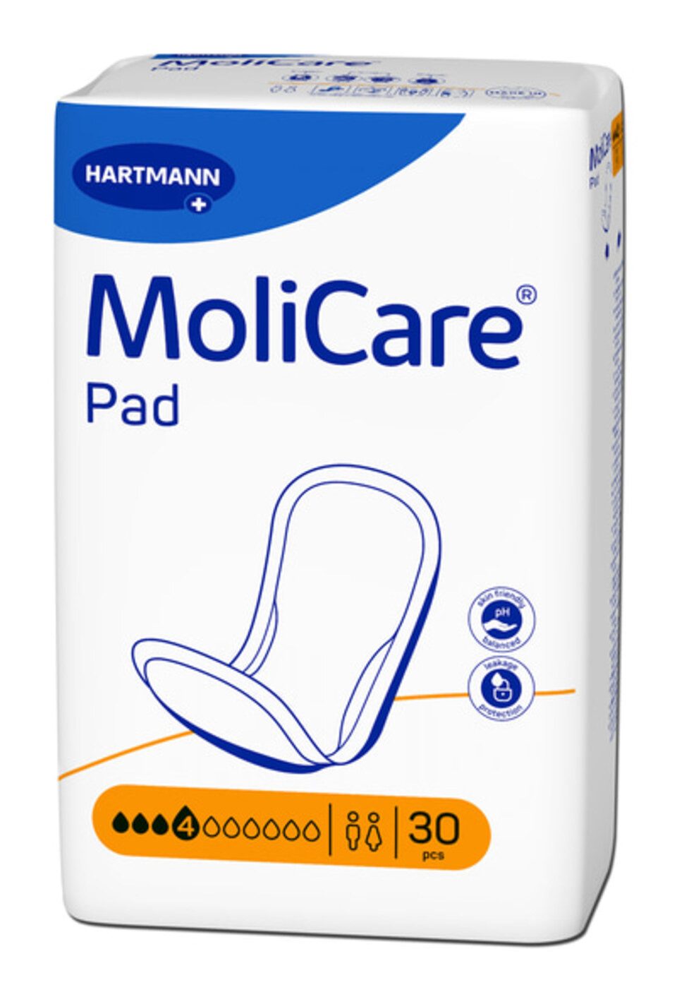 PAUL HARTMANN AG Inkontinenz-Einlage MoliCare® Pad - 4 Tropfen 1x30 Stück, 30-St.