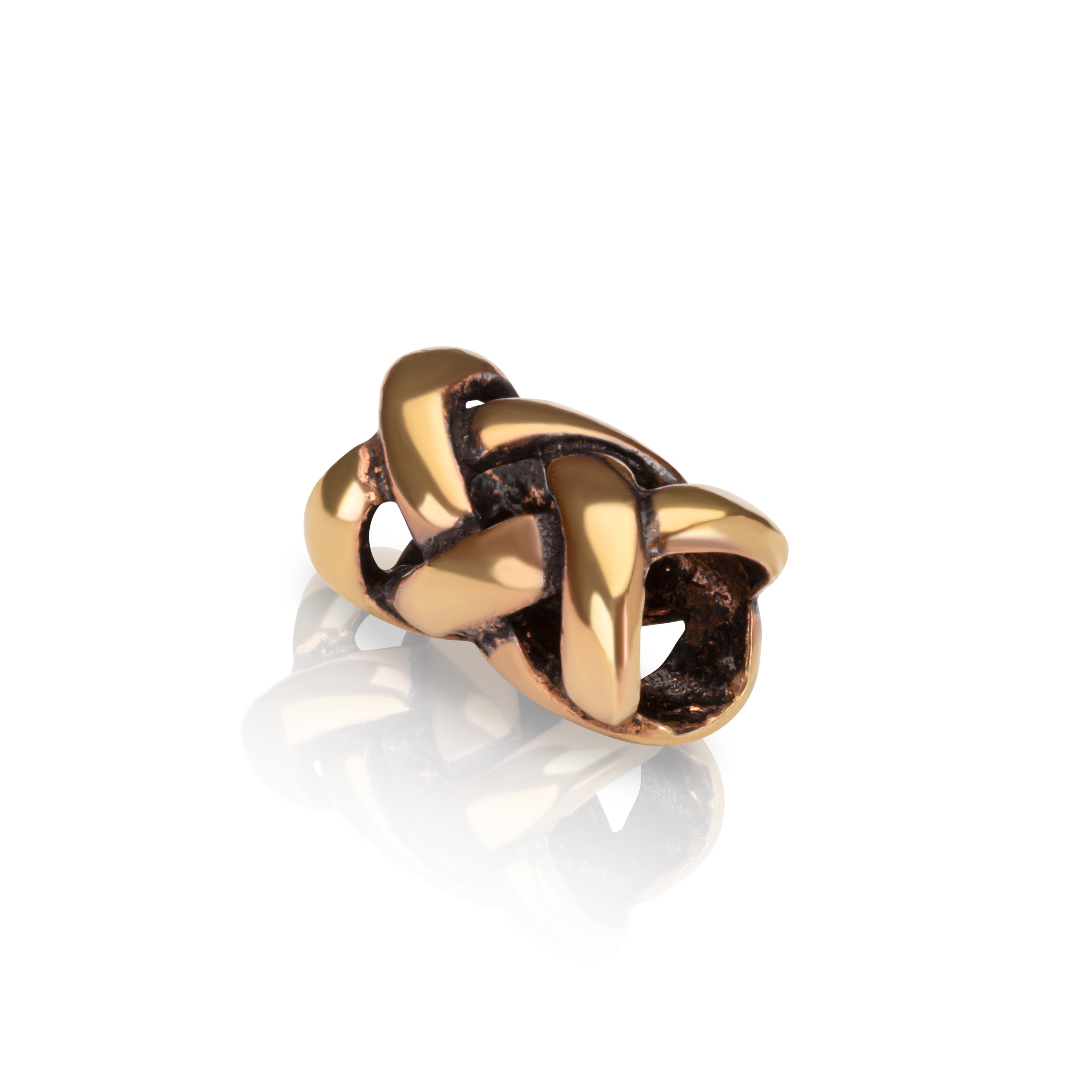 Diadem Wikinger Bartperle 5mm Keltisch Bronze Mittelalter