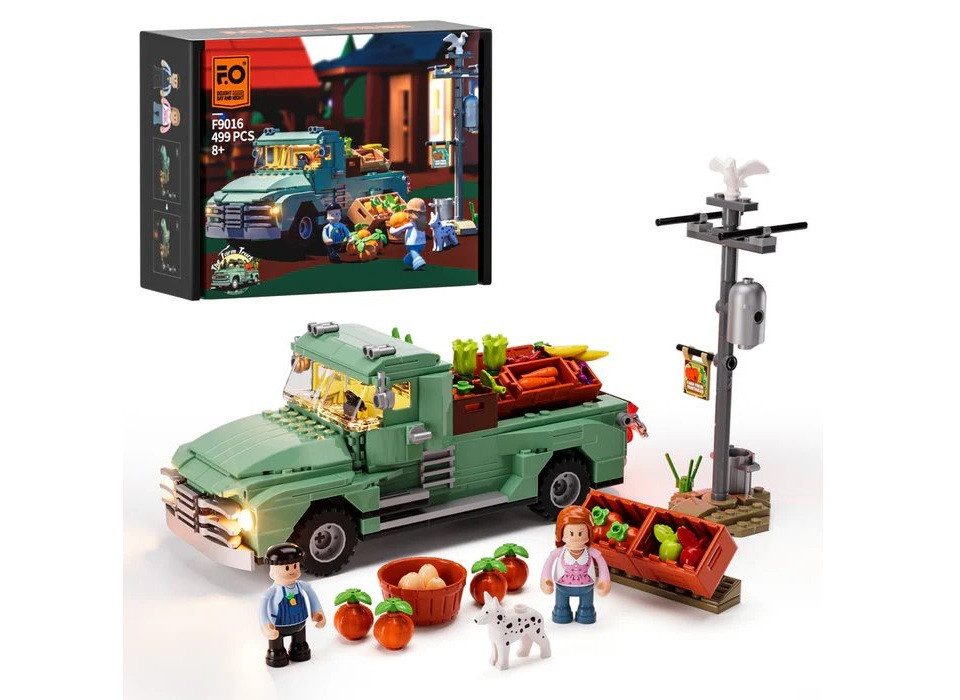 Gamedealer FunWhole F9016 Farm Truck [499 Teile] Konstruktions-Spielset, (499 St)