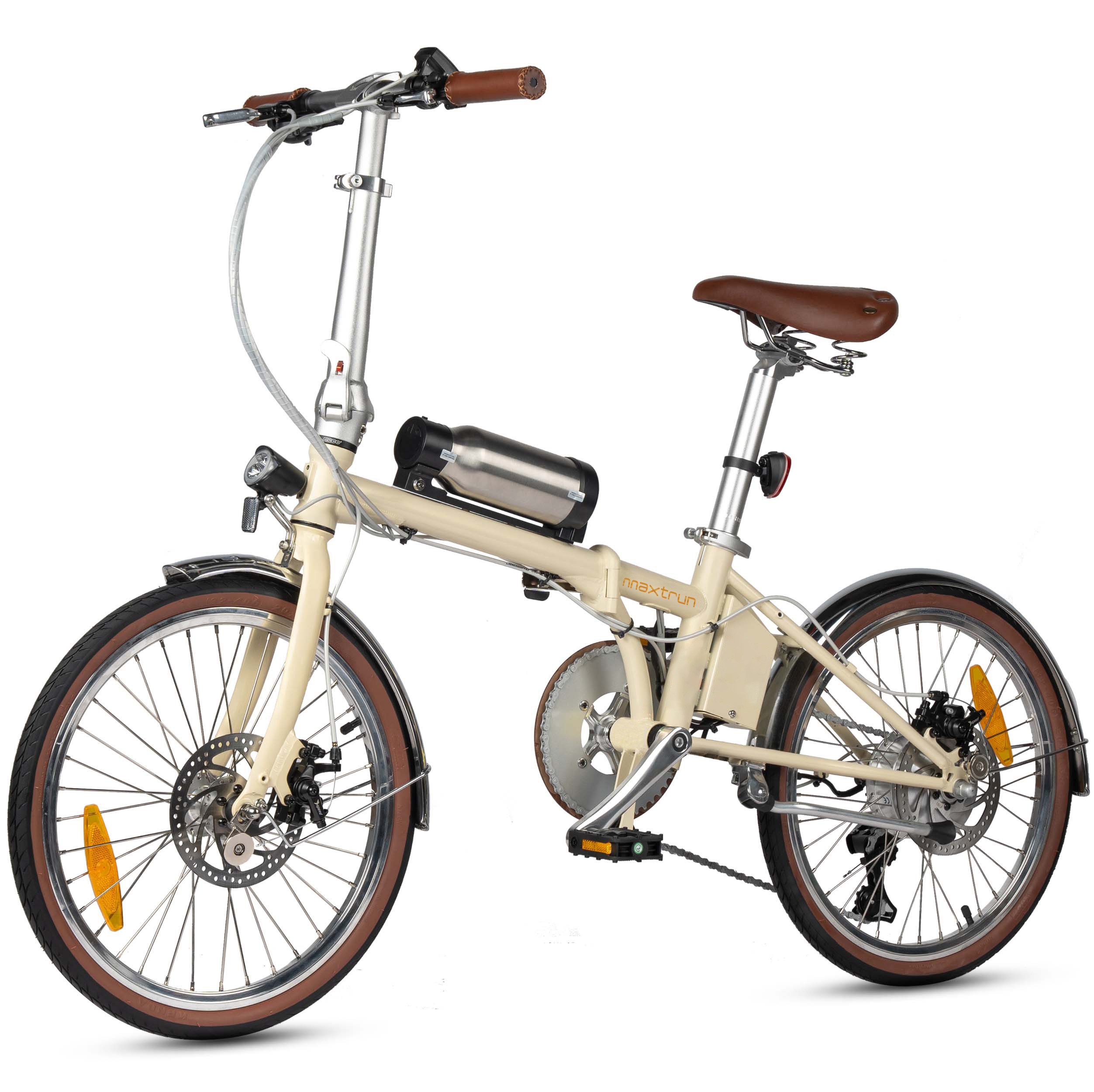 Vankel E-Bike Smart 20 Faltbares Damen u. Herren E-Fahrrad 190WH Pedelec, 36V 60 km, Heckmotor, 190 Wh, Cityrad 7 Gang Shimano,Scheibenbremsen, Kettenschaltung