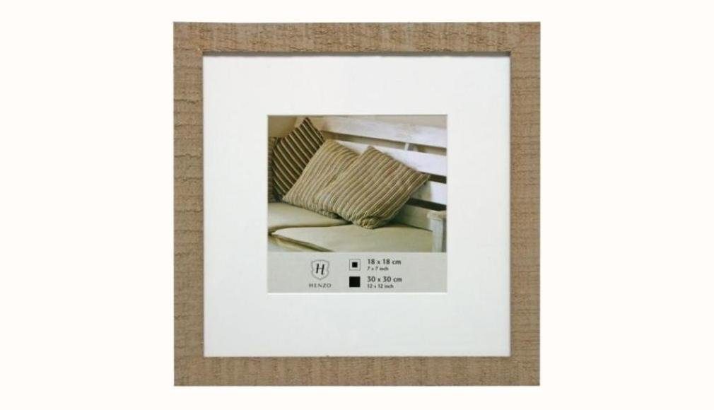 Henzo Bilderrahmen Driftwood Holzrahmen 30x30 beige