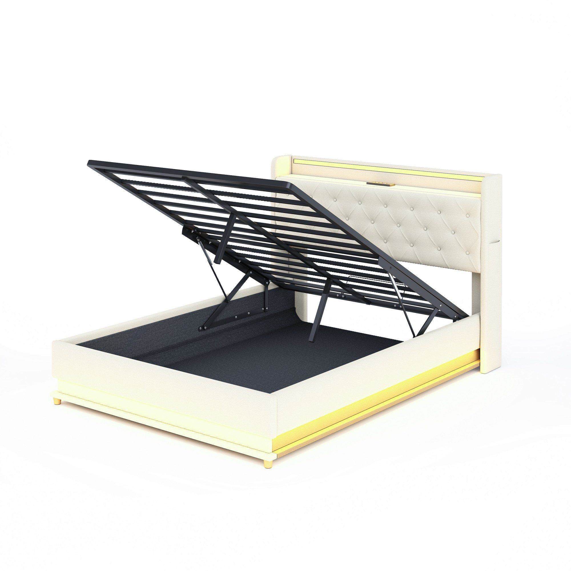 BlingBin Polsterbett Funktionsbett Stauraumbett (1er Set, günstig online kaufen