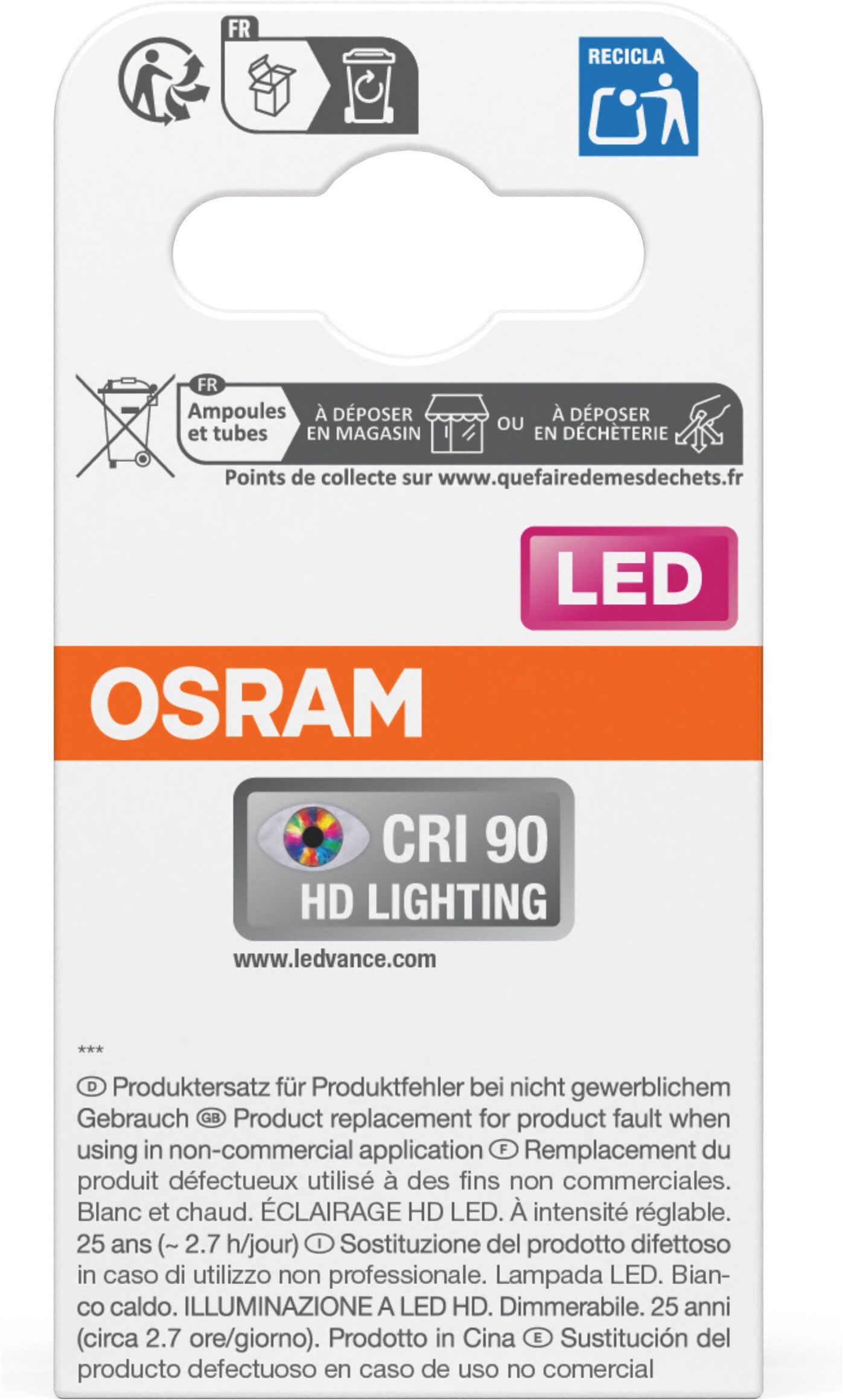 Osram LED-Leuchtmittel LED SUPERSTAR PAR16 Reflektorlampe, GU10, 1 St., Warmweiß – Bild 4 von 4