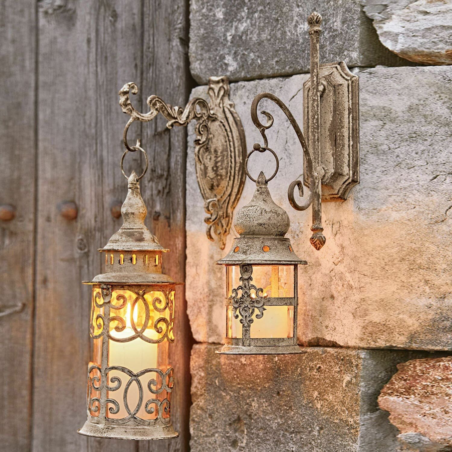 Mirabeau Kerzenlaterne Laterne 2er Set Adéláde antikcreme günstig online kaufen