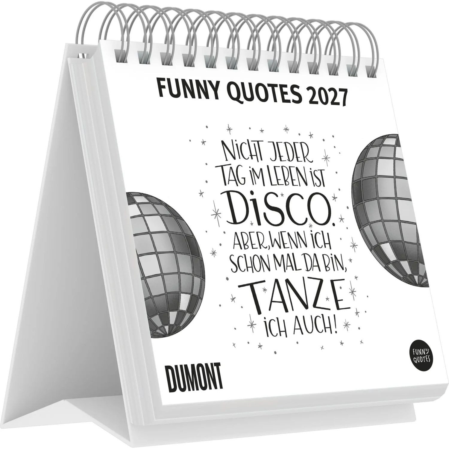 DUMONT Tischkalender Funny Quotes 2027
