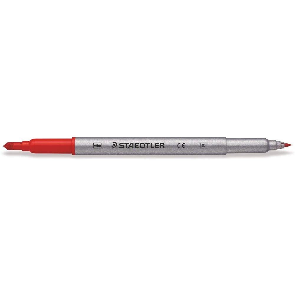 STAEDTLER Faserstift 3200 TB36 Doppelfasermaler zwei Spitzen