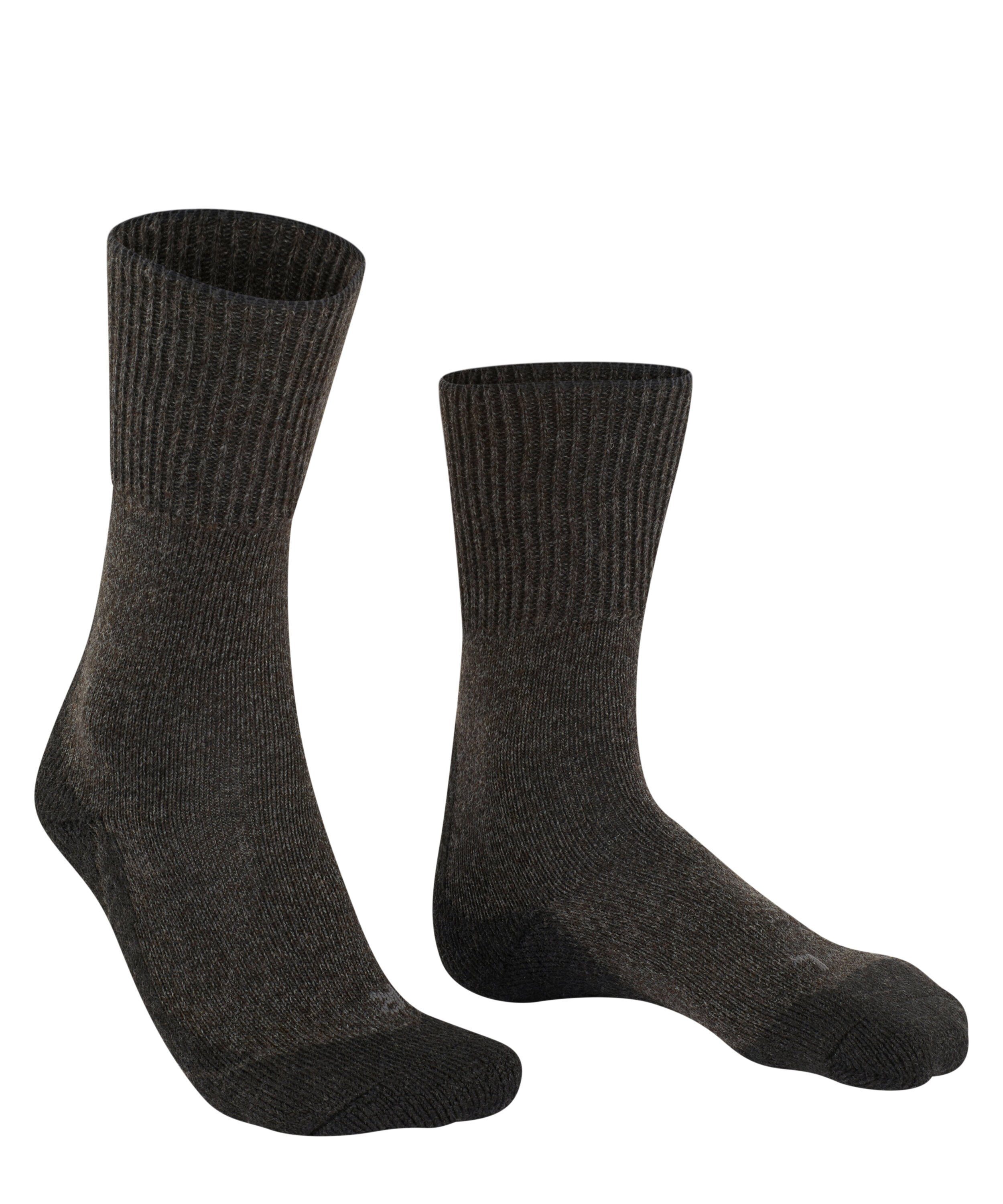 TK1 Adventure hoher Schutz Wandersocken bergiges smog (1-Paar) für Wool Gelände (3150) FALKE