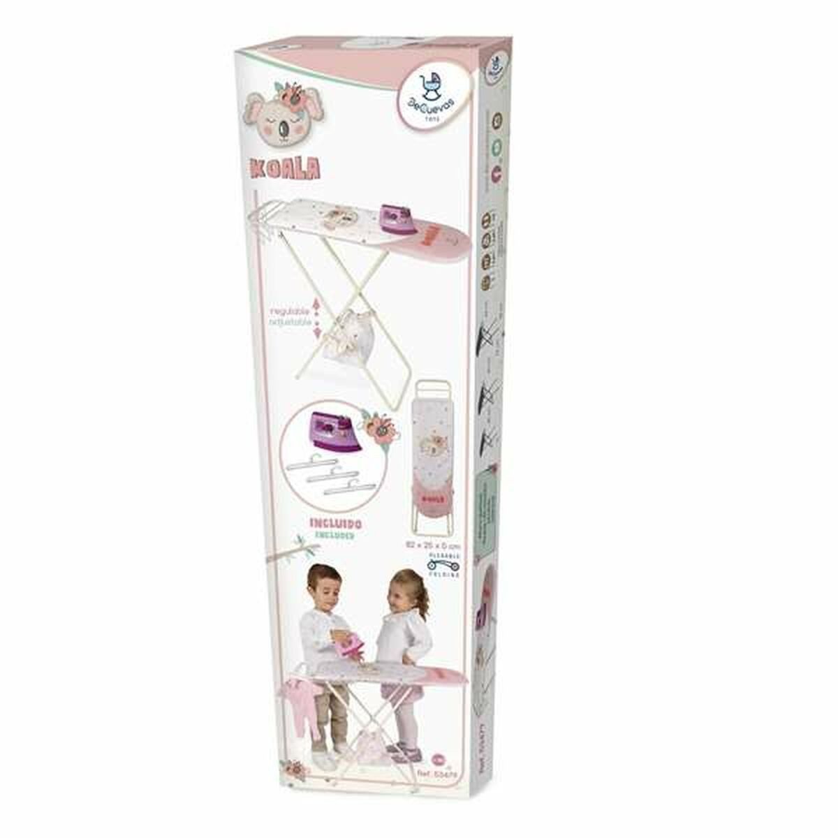 Decuevas Kinder-Haushaltsset Kinderspielzeug Bügelbrett Decuevas 72 x 25 cm günstig online kaufen
