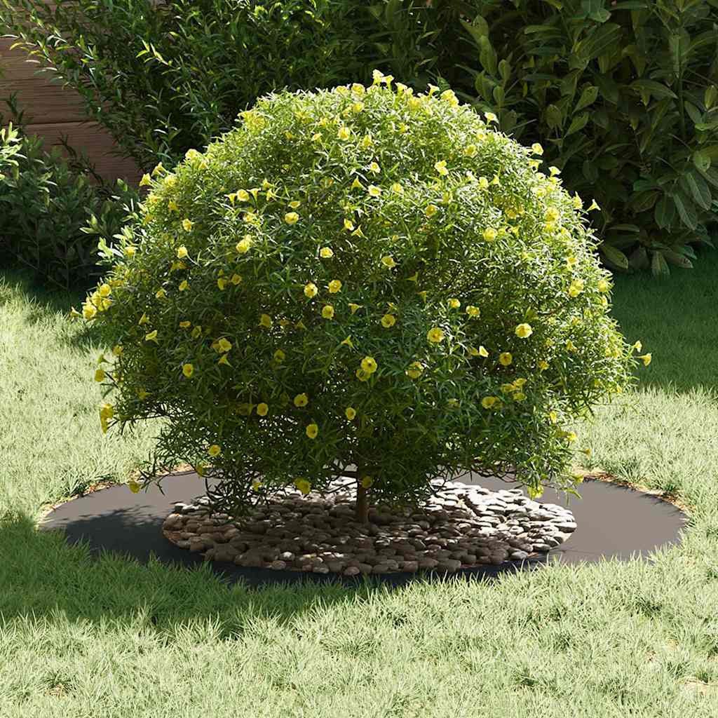 vidaXL Blumentopf Flacher Baumring Schwarz Ø50 günstig online kaufen