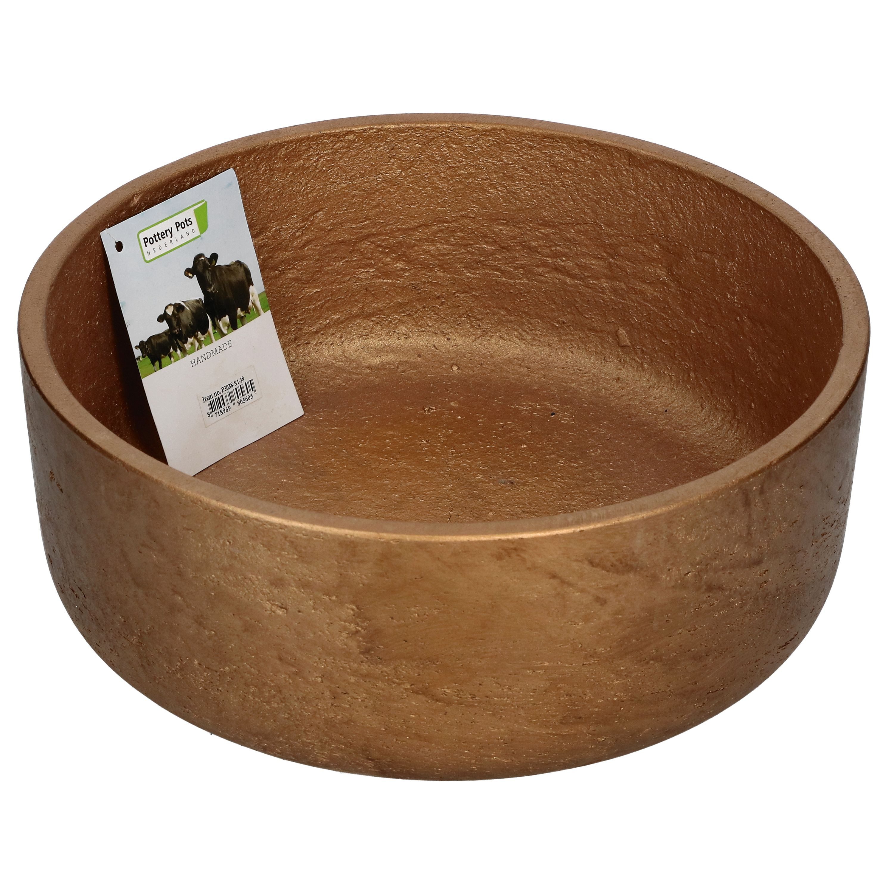 MamboCat Dekoschale Ethan Pflanzschale Größe: M Bronze Ø 29 cm Blumen Pflanzen – Bild 2 von 5