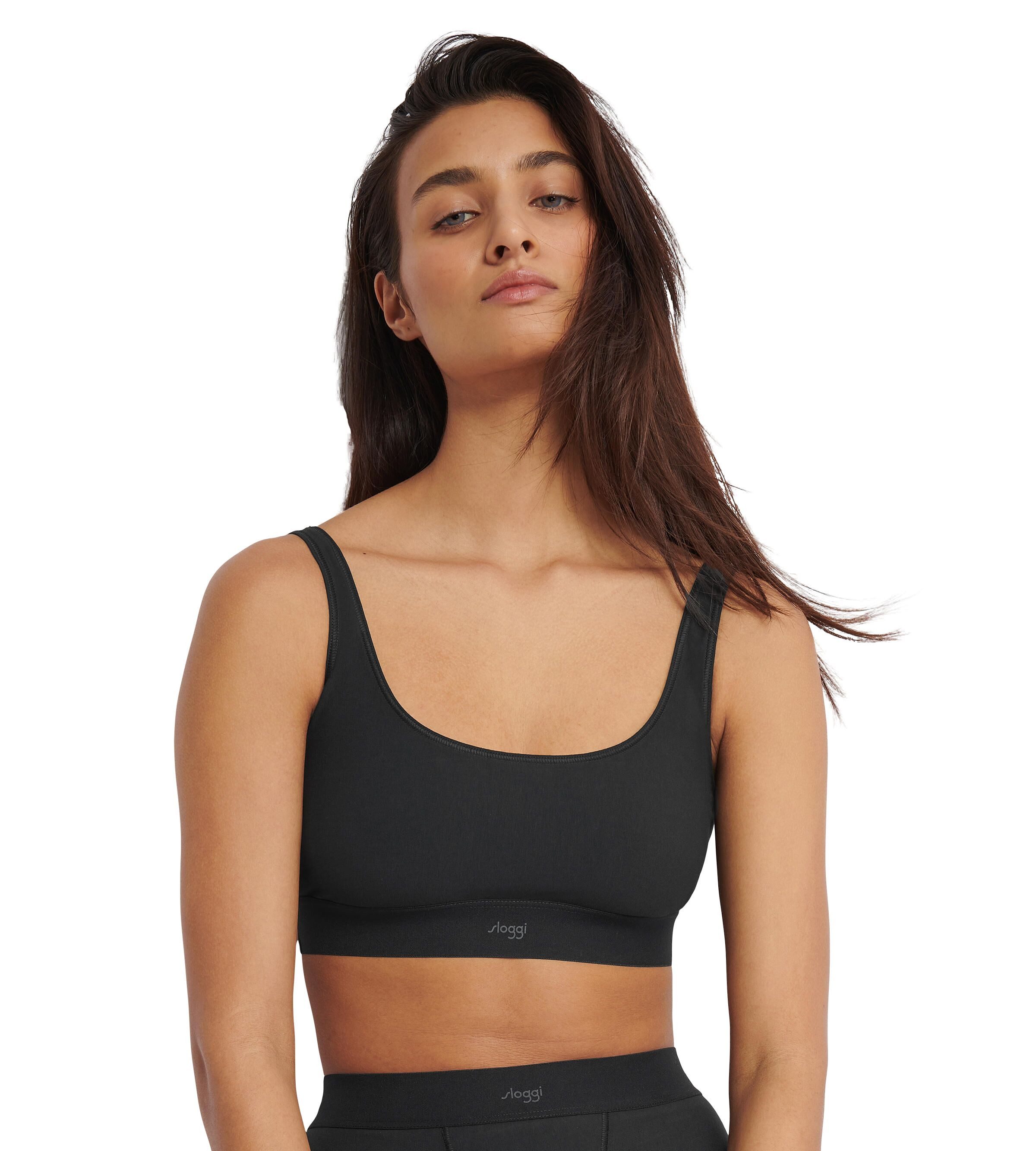 sloggi Bustier EVER Ease temperaturausgleichend, Baumwolle, U-Ausschnitt, a günstig online kaufen