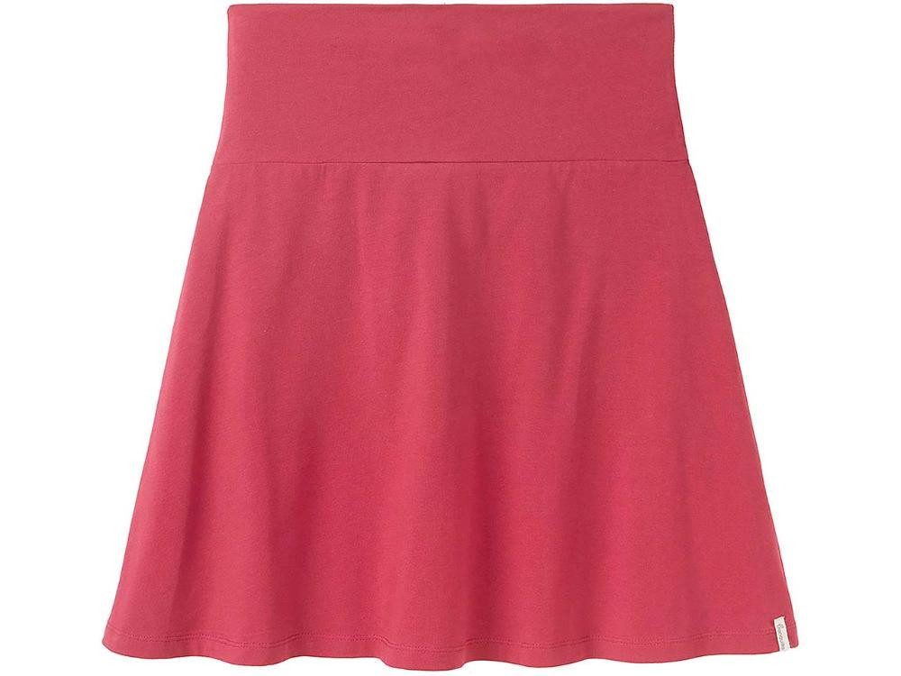 Tranquillo Sommerrock tranquillo Bio-Damen-Mini-Rock mit Kellerfalten