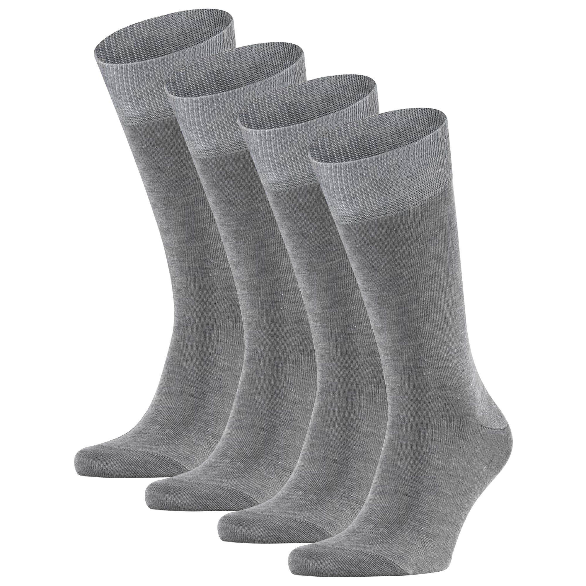Kurzsocken Herren Socken 4er Pack Baumwolle FALKE Happy DP SO