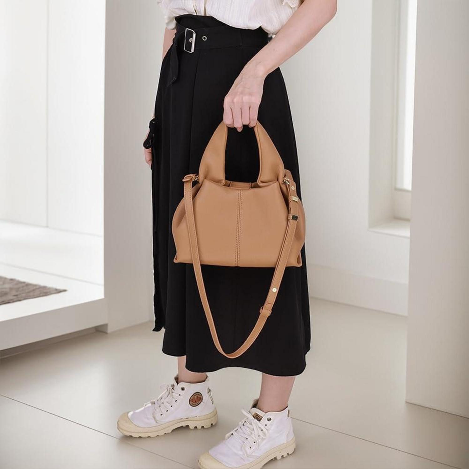 LuxusKollektion Handtasche Kleine PU-Leder Umhängetasche Damen Vintage Clut günstig online kaufen