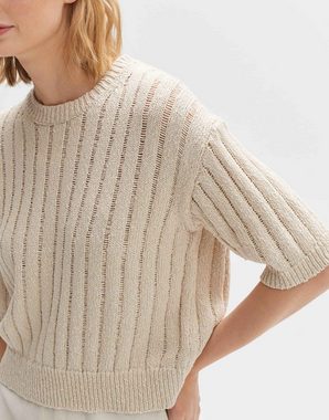 OPUS Strickpullover Punzi weite Passform Strick