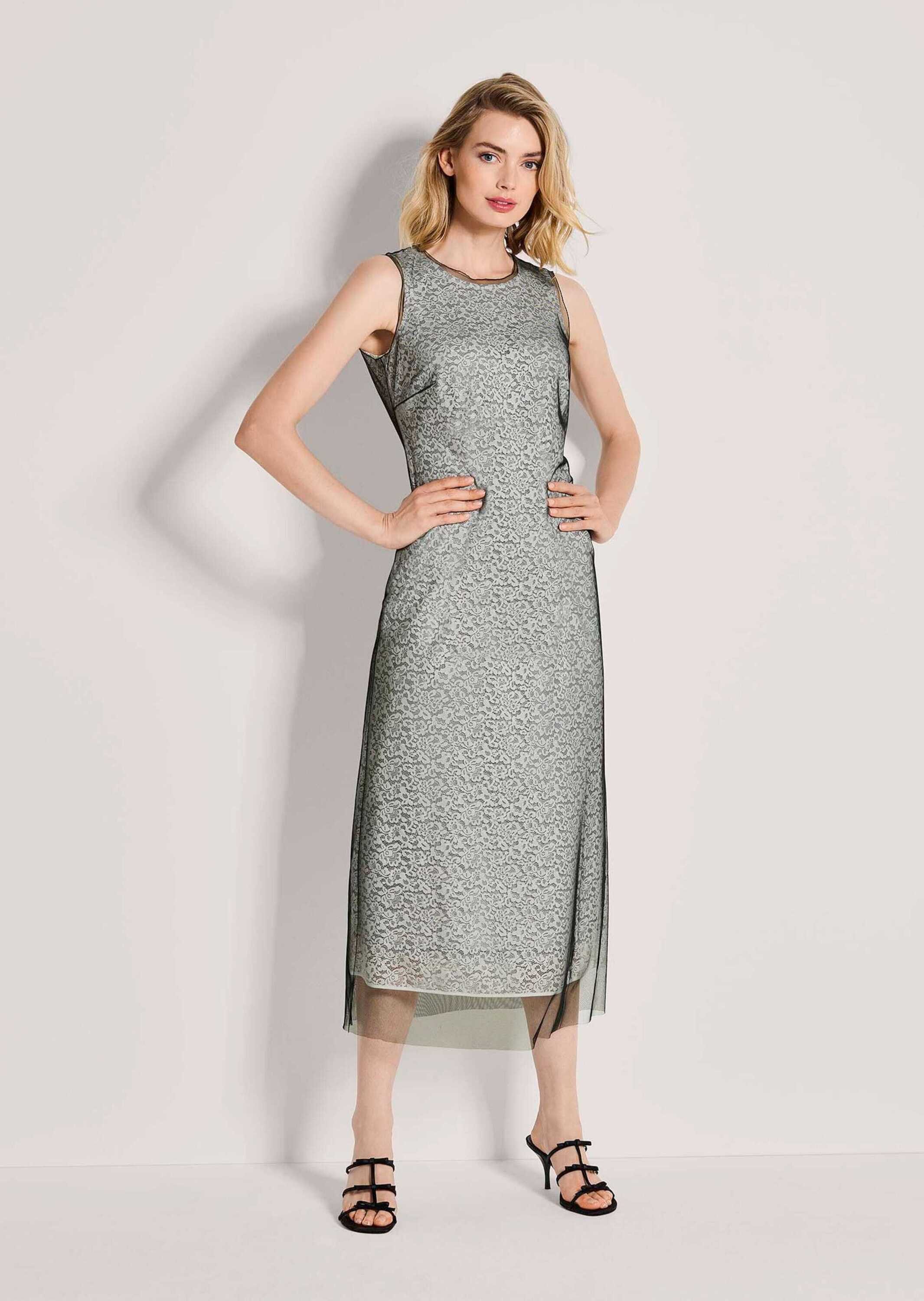 MADELEINE Maxikleid Elegantes Tüllkleid mit Spitzendetails Baumwollkleid mi günstig online kaufen