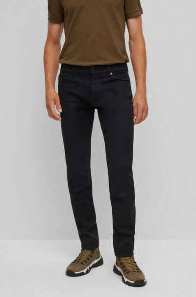 BOSS ORANGE Slim-fit-Jeans SCHWARZE SLIM-FIT JEANS AUS KOMFORTABLEM STRETCH-DENIM