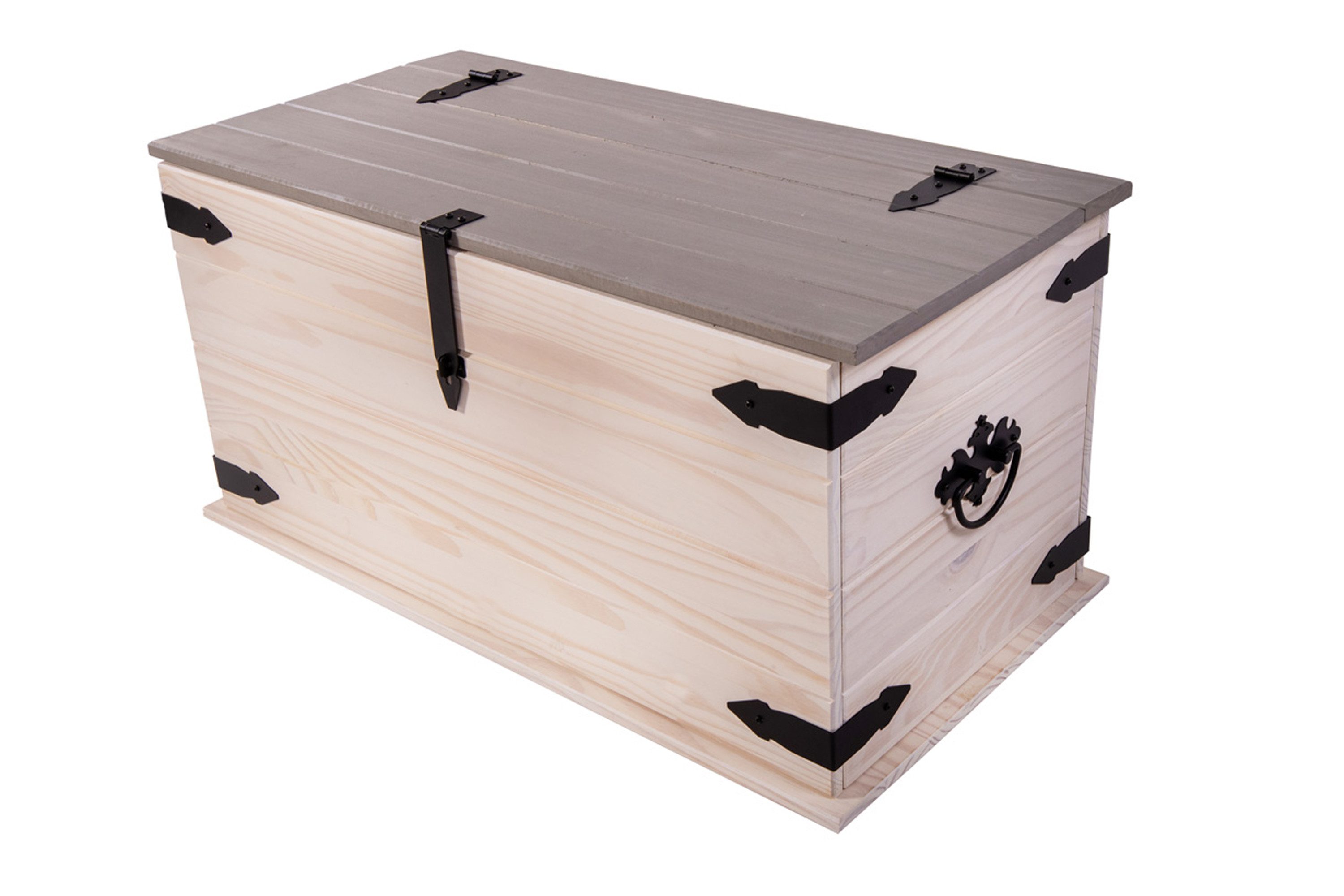 Loreno® Truhe Mexico, massives Pinienholz, Mexiko-Design, günstig online kaufen
