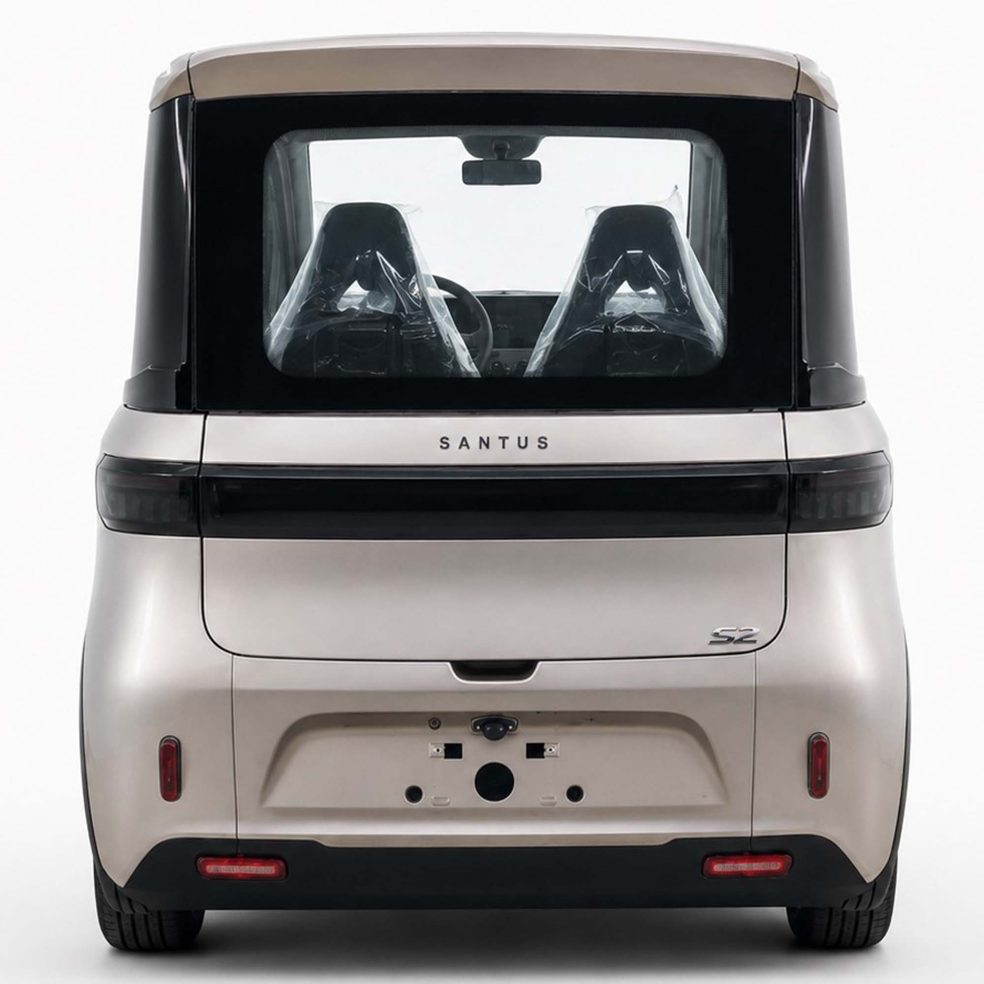 Urban Hopper E-Motorroller Elektro-Kabinenroller Urban Hopper Twin Plus 4-Rad Microcar 2-Sitzer, 4000 W, 45 km/h, 2 Sitze nebeneinander, mit Heckklappe Blei-Gel ca. 85 km