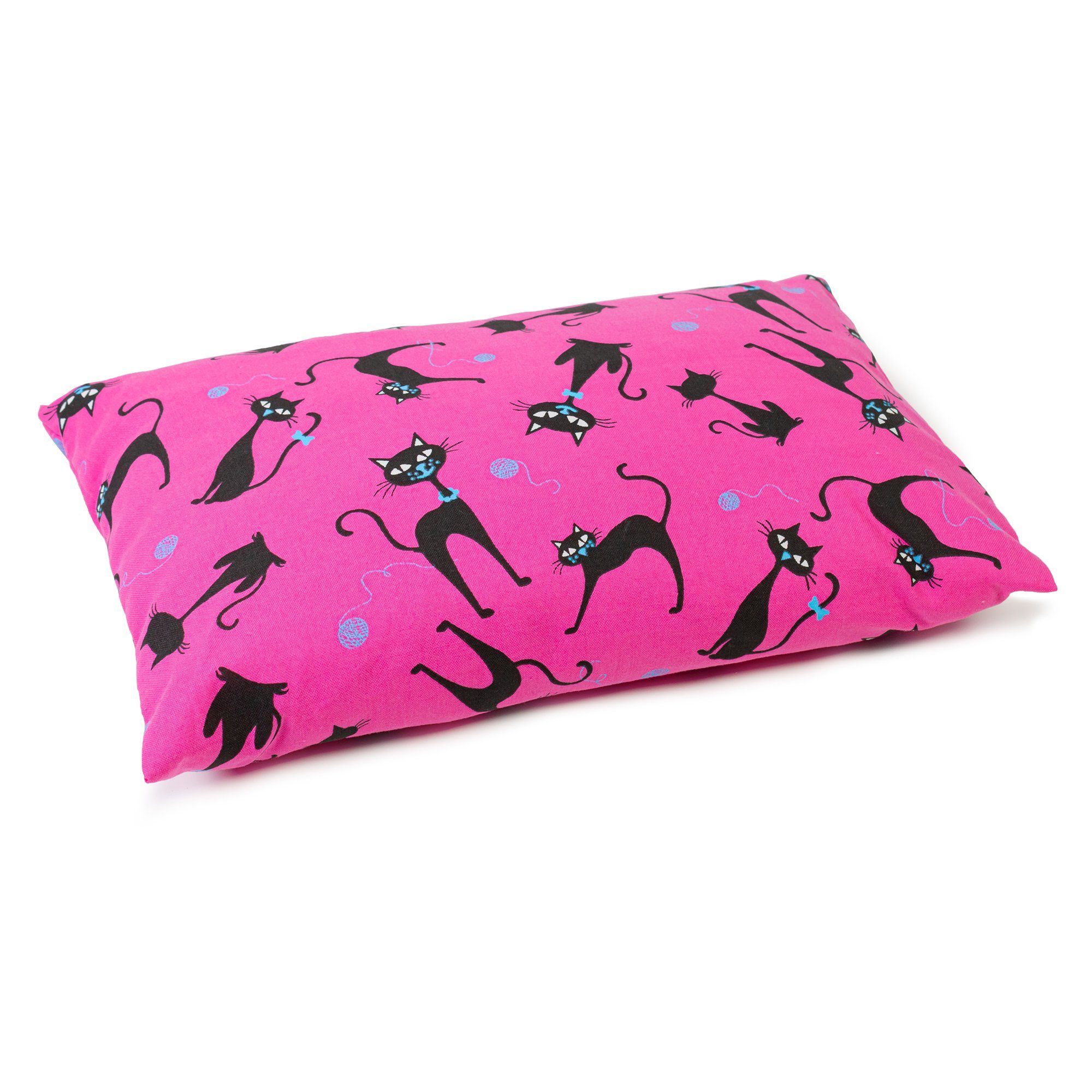 Giraffenland Kräuterkissen 8-Kräuter Kissen 30x20cm+Bio-Inlett Duft Kissen Katzen-pink