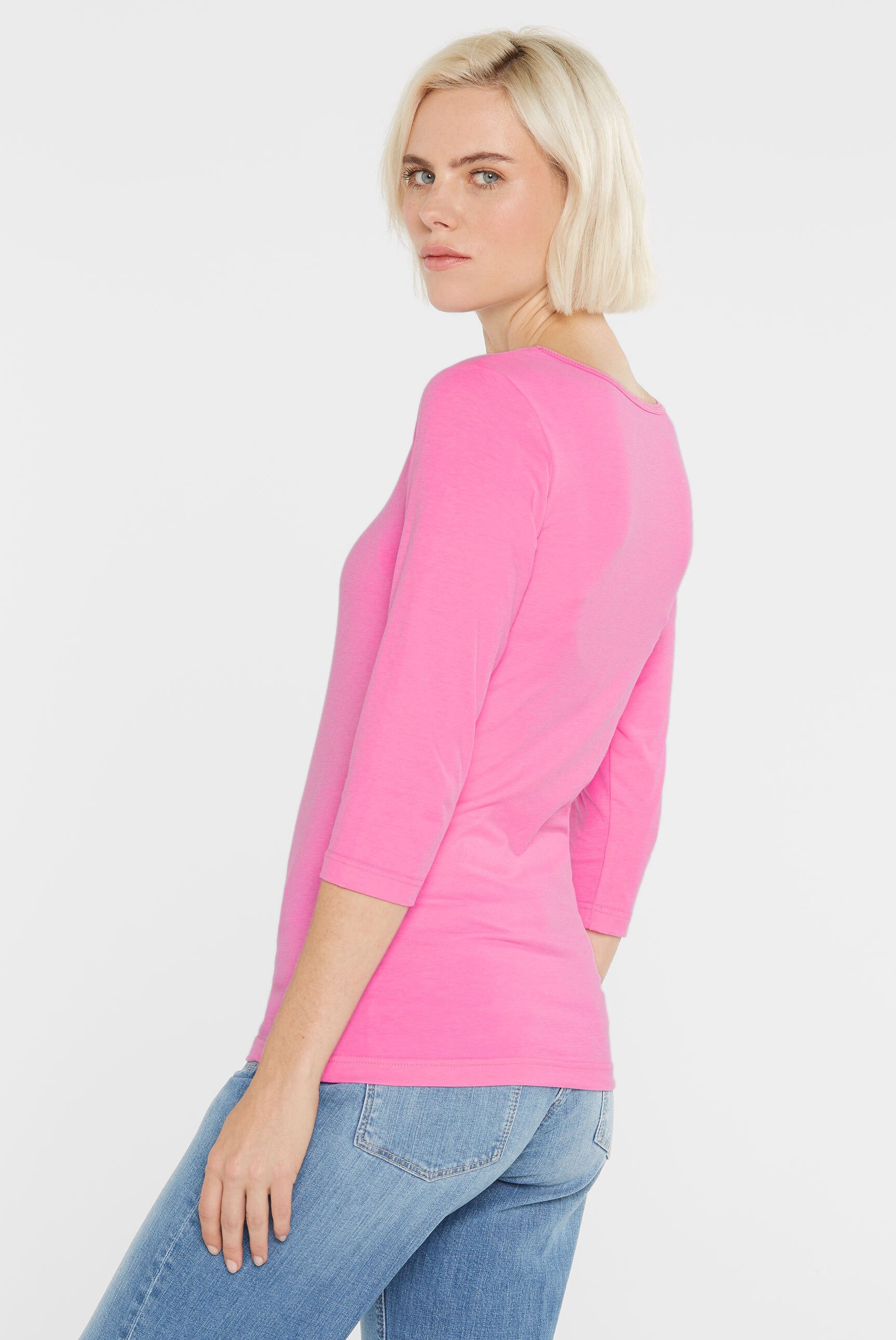 SENSES.THE LABEL Rundhalsshirt mit Baumwolle