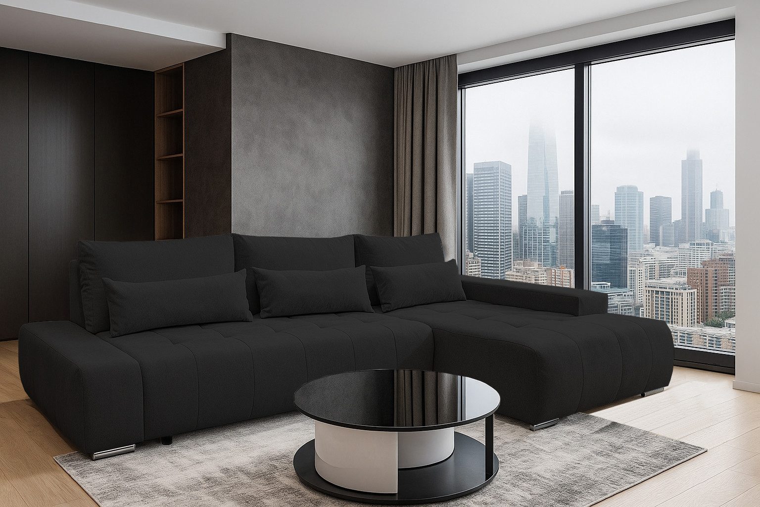 storez24 Ecksofa Kelly, mit Bettkasten und Schlaffunktion, L-Form, bequem günstig online kaufen