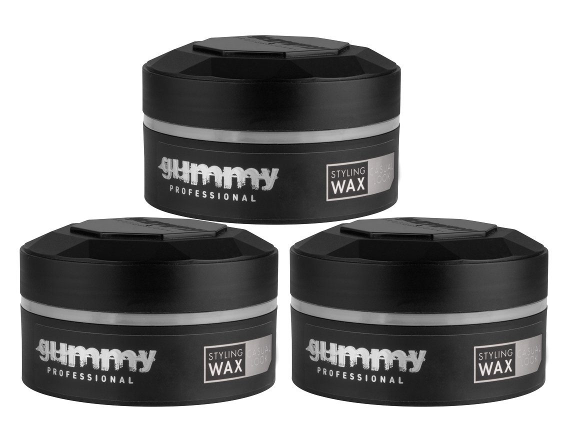 Haarwachs Fonex Gummy Styling Wax Casual Look 3er Set je 150 ml (450ml)