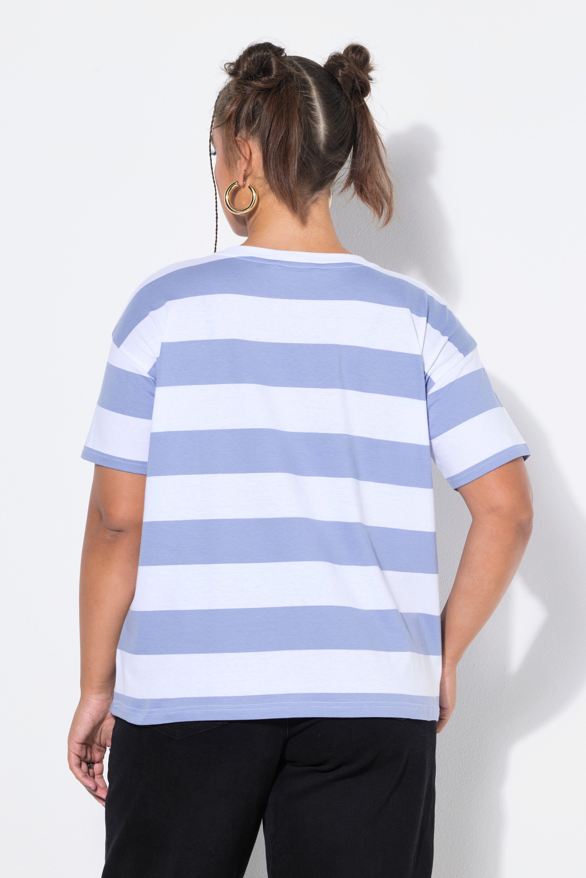 Studio Untold T-Shirt T-Shirt Oversize Shape Blockstreifen Statement