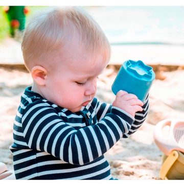 dantoy Kreativset Kreativset Bio Stapelbecher Kinder-Spielzeug Bauturm, für Sandkasten Badewanne 7 tlg.