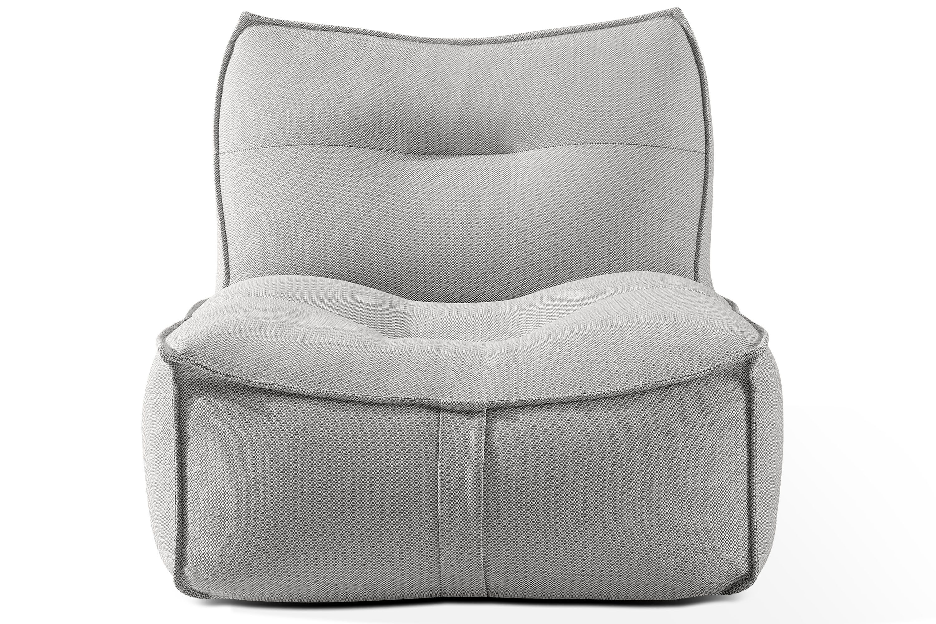 KONSIMO® Gartenlounge-Set LOVIA Gartenmöbel-Set, Modern, Premiumqualität aus EU, (4-tlg., wetterbeständig, rutschfeste Unterseite, ultra-robuste Griffe), hochwertiger Sitzkomfort, mit integrierter Schutzhülle