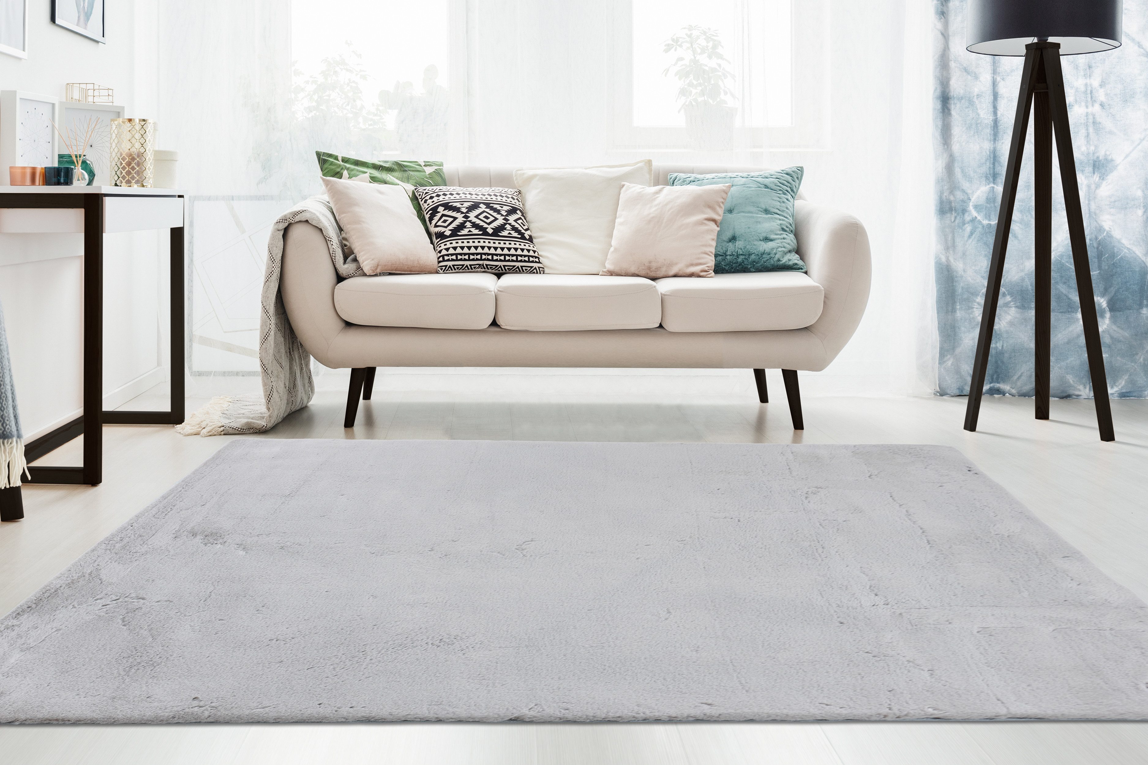 Kayoom Hochflor-Teppich Emotion 525, rechteckig, Höhe: 27 mm, Fell Haptik, weich kuschelig, alle Räume