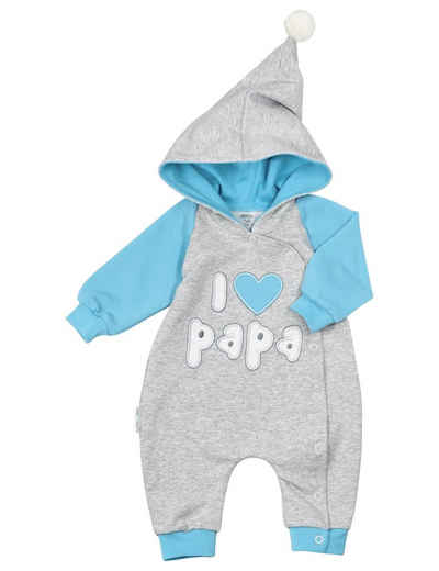 Baby Sweets Overall Strampler, Overall I love Papa (1-tlg)