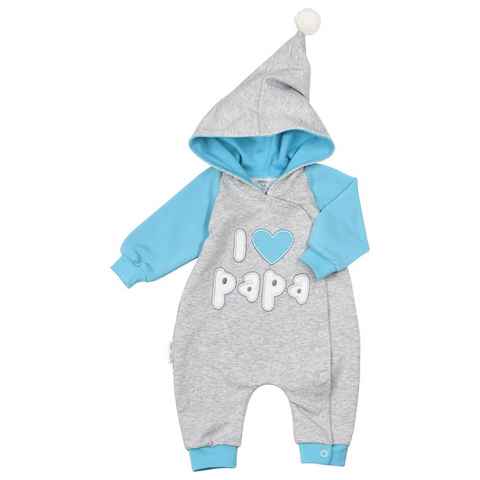 Baby Sweets Overall Strampler, Overall I love Papa (1-tlg)