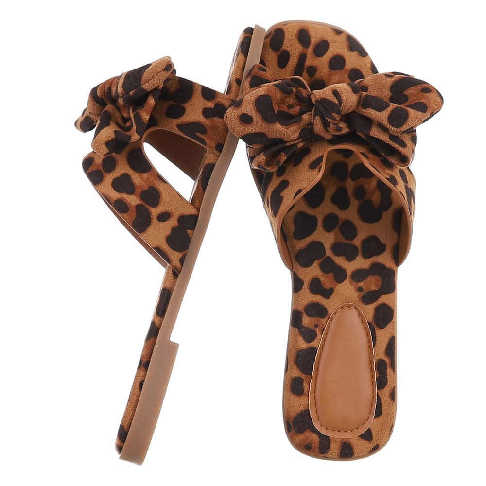 Ital-Design Schwarze Damen Sandalen mit Knoten günstig online kaufen
