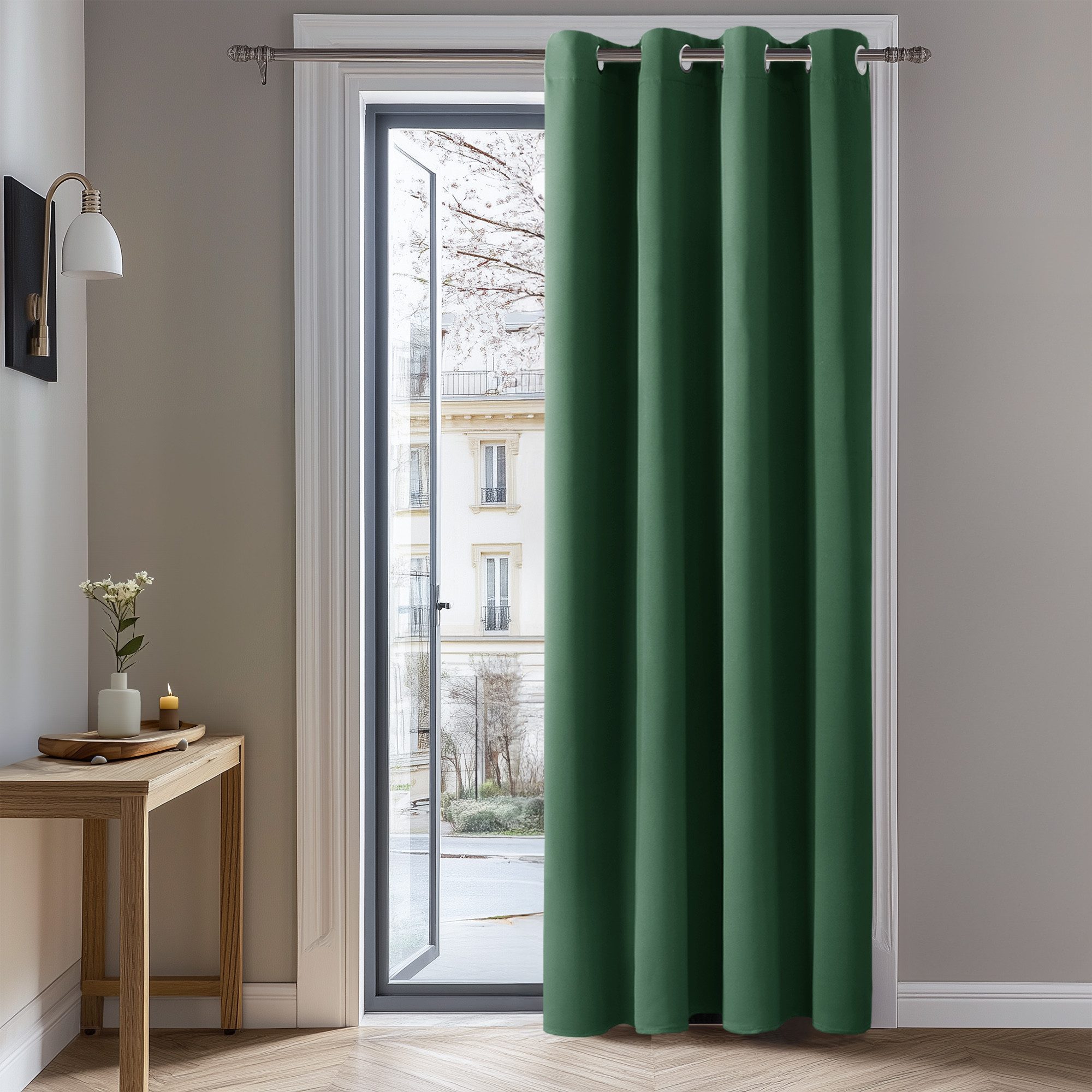 Deconovo Verdunkelungsvorhang Blickdichter Vorhang mit Ösen Gardinen Wohnzimmer 1 Stück, Verdunkelung Lärmschutz Thermogardine Dicke Vorhänge Kälteschutz – Bild 3 von 5