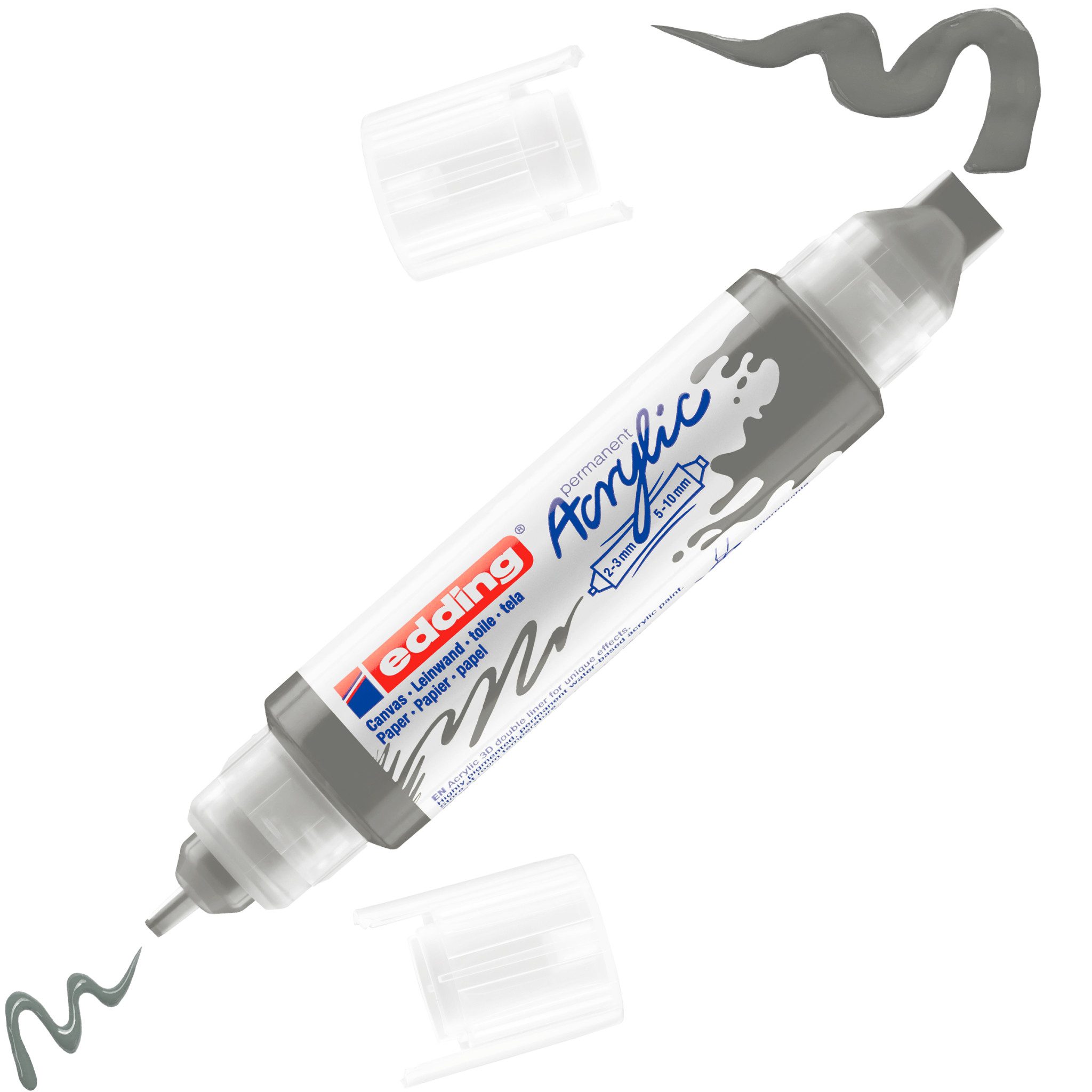 edding Marker 5400 Double Liner, 3D, Strichbreite 2 mm - 3 mm und 5 mm - 10 mm