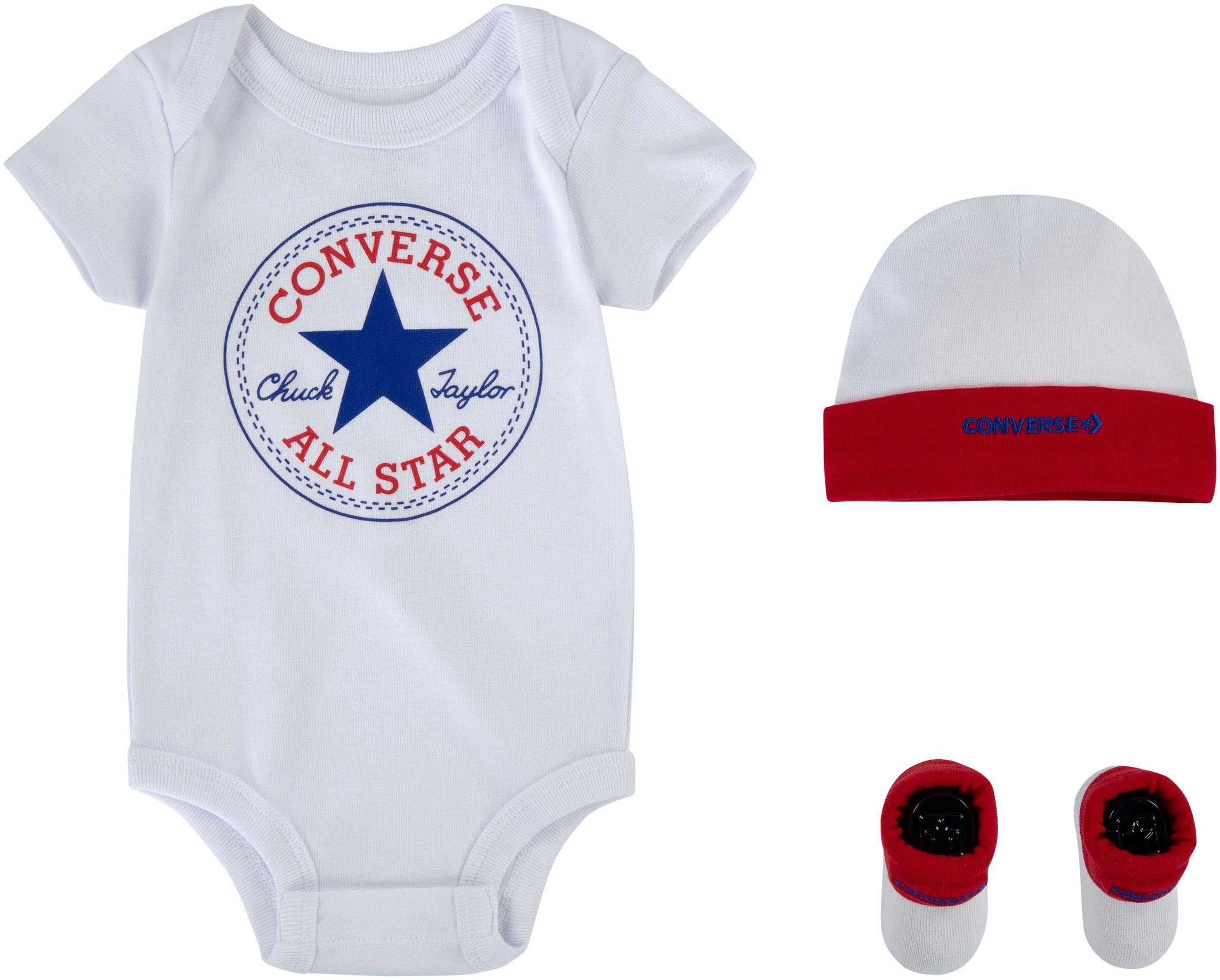 (Packung, CTP Converse BODYSUIT HAT INFANT BOO CLASSIC 3-tlg) Body