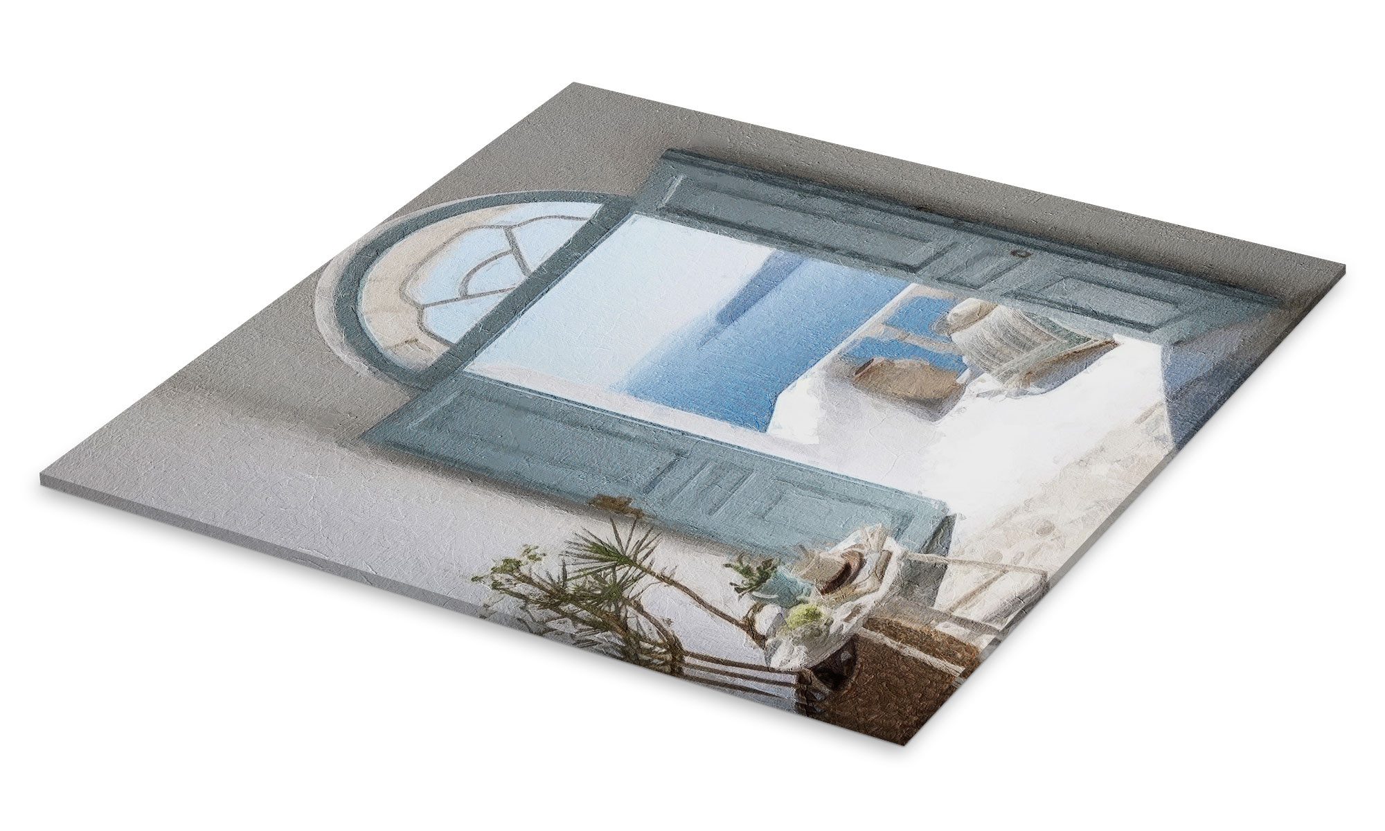 Posterlounge Wandbild Blaue Griechische Tür III, Willow Studio, erhältlich als Poster, Leinwandbild, Wandsticker oder Acrylglasbild