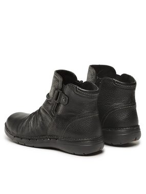 Clarks Stiefeletten Un Loop Top 261686734 Black Leather Stiefelette