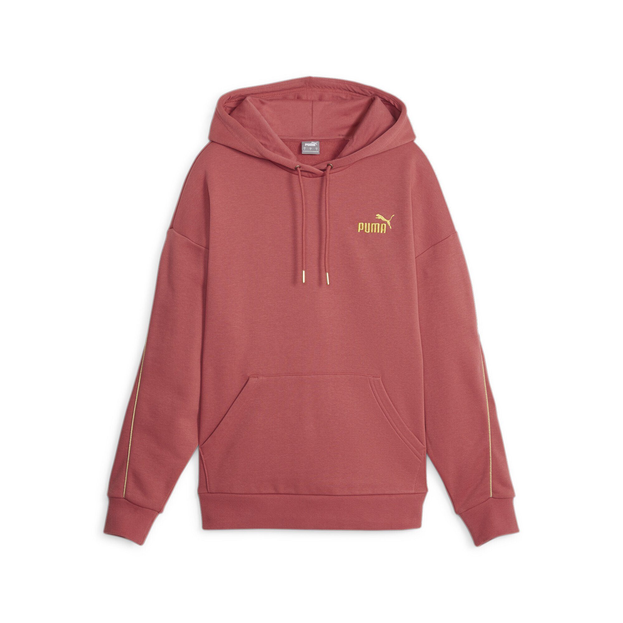 PUMA Sweatshirt ESS+ MINIMAL GOLD Hoodie Damen Astro Red | Sweatshirts