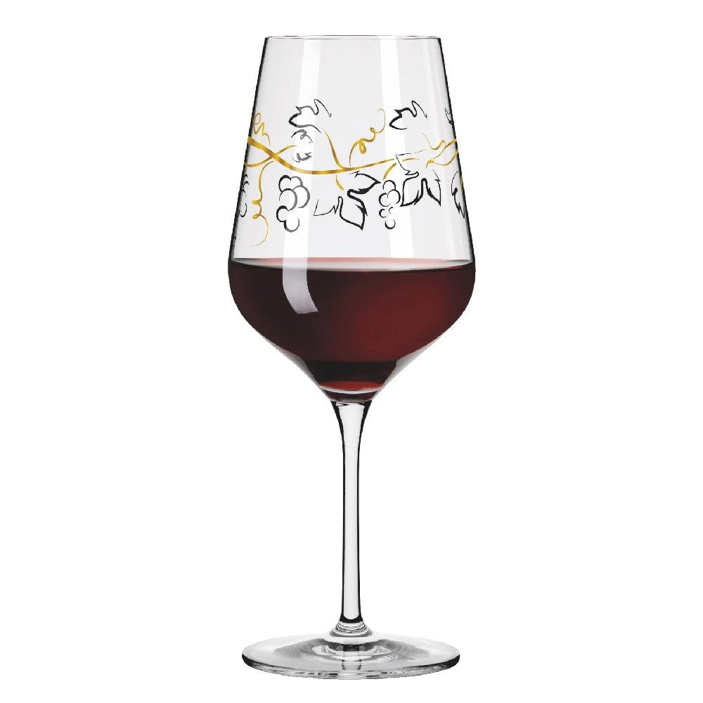 Weinglas Ritzenhoff Herzkristall Rotwein #12 V. Rea F25