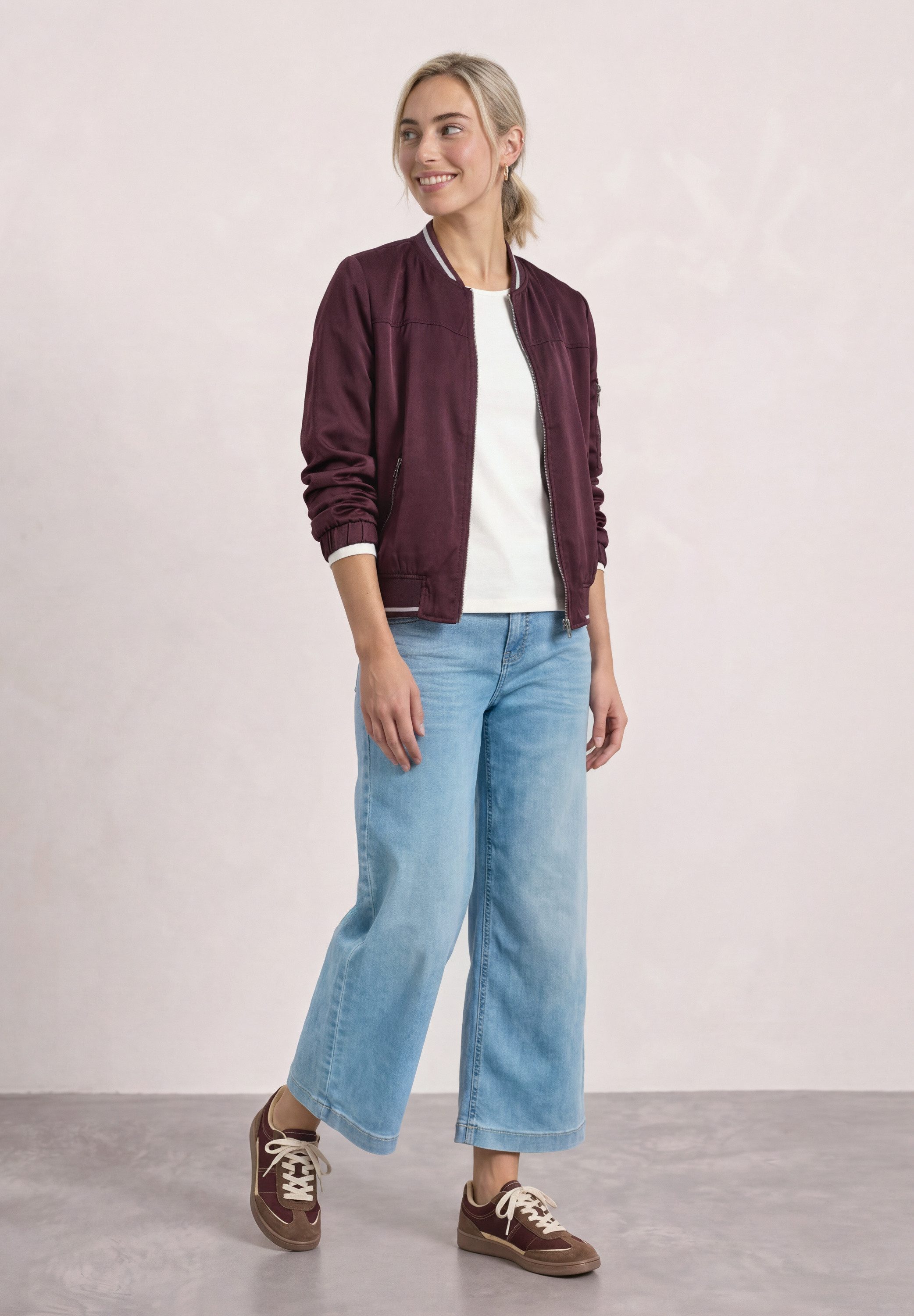STREET ONE Blouson mit Elastiksaum