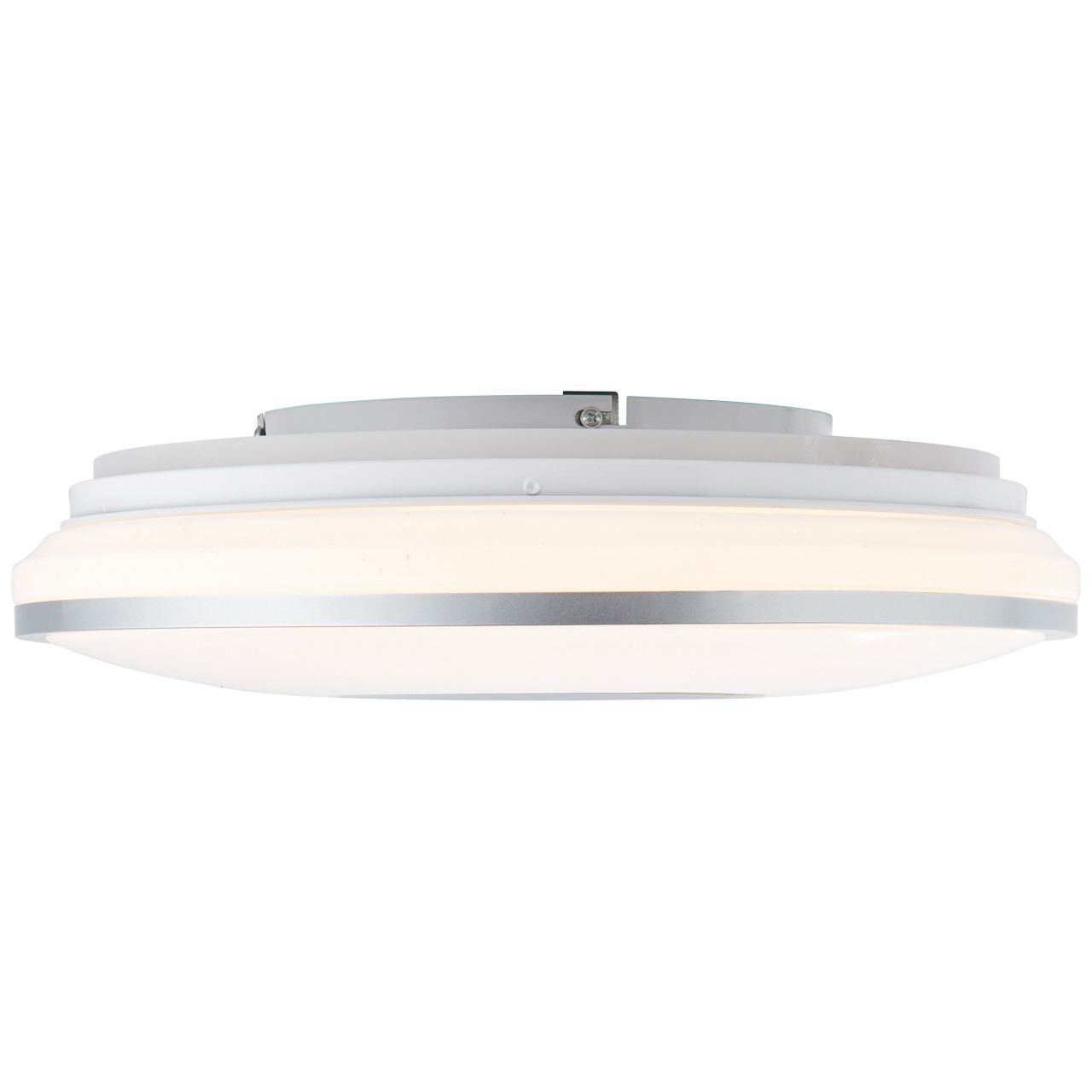 24W Visitation LED Lampe 1x Deckenleuchte Brilliant 39cm 3000-6500K, integ Deckenleuchte Visitation, LED weiß-silber