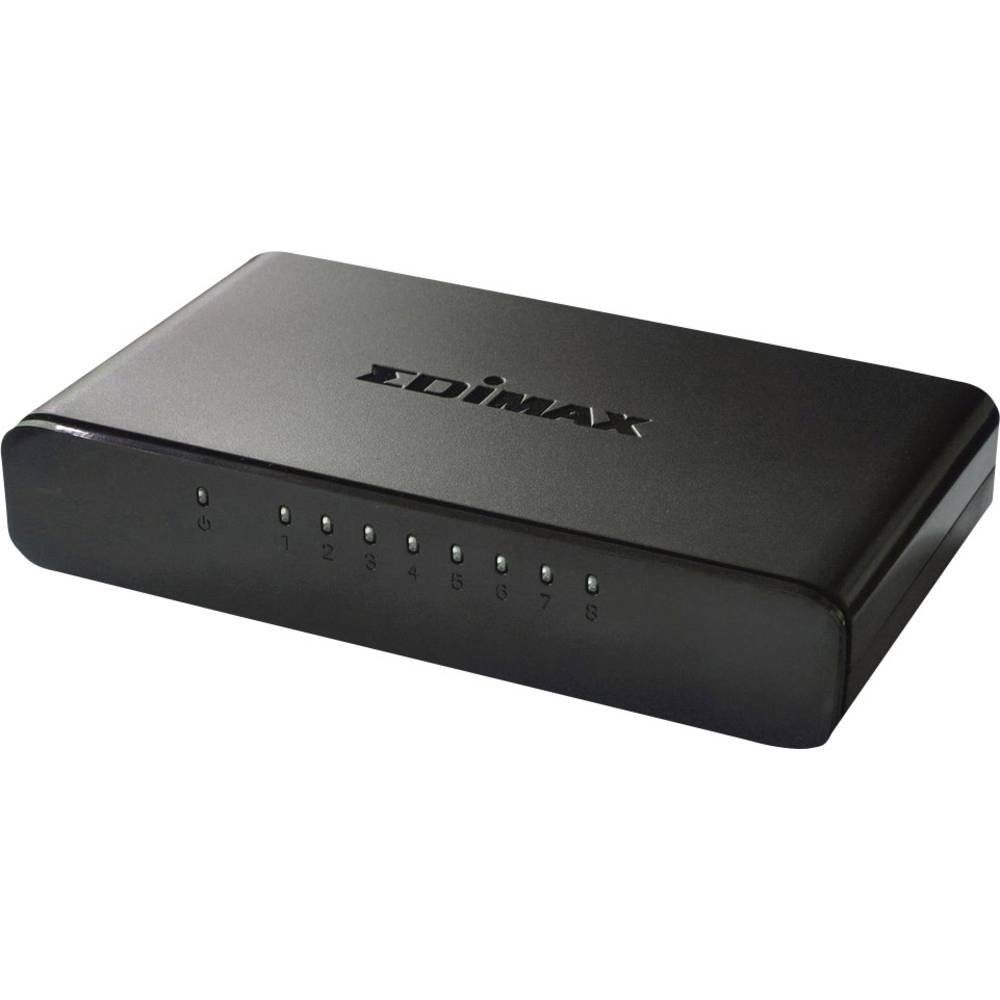 Ethernet 8-Port Switch Desktop Edimax Fast Netzwerk-Switch
