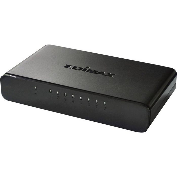 Edimax 8-Port Fast Ethernet Desktop Switch Netzwerk-Switch