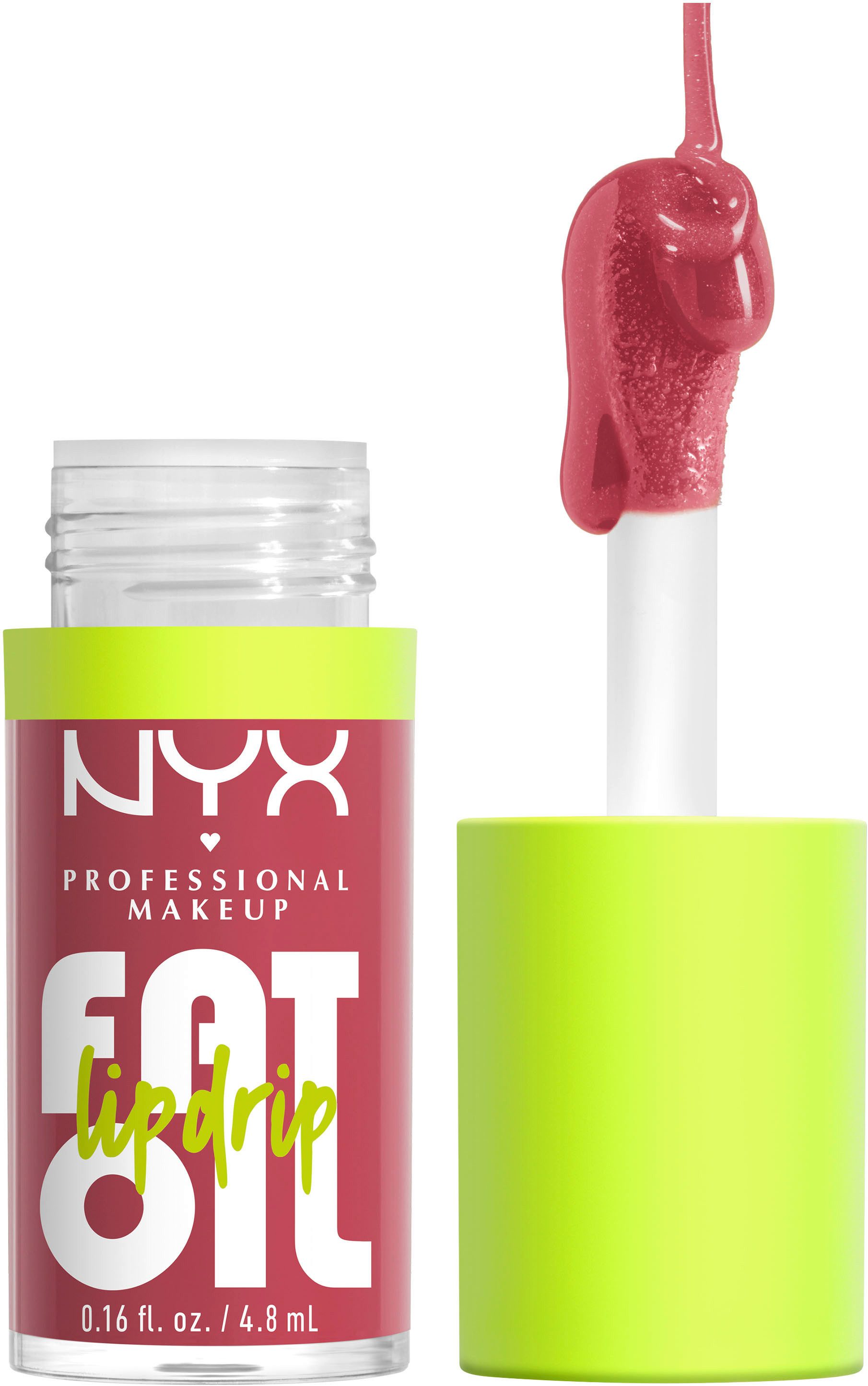 NYX PROFESSIONAL MAKEUP Lipgloss FAT OIL LIP DRIP, mit intensiv-schimmerndem Finish, individuell aufbaubare Farbe