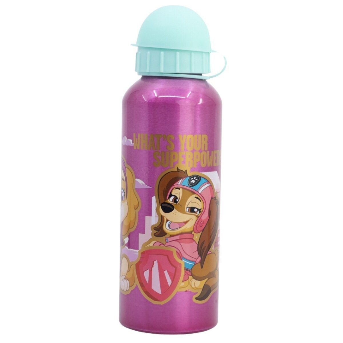 PAW PATROL Trinkflasche Paw Patrol Trinkflasche Aluminium, 530ml, mit Sicherheitsverschluss