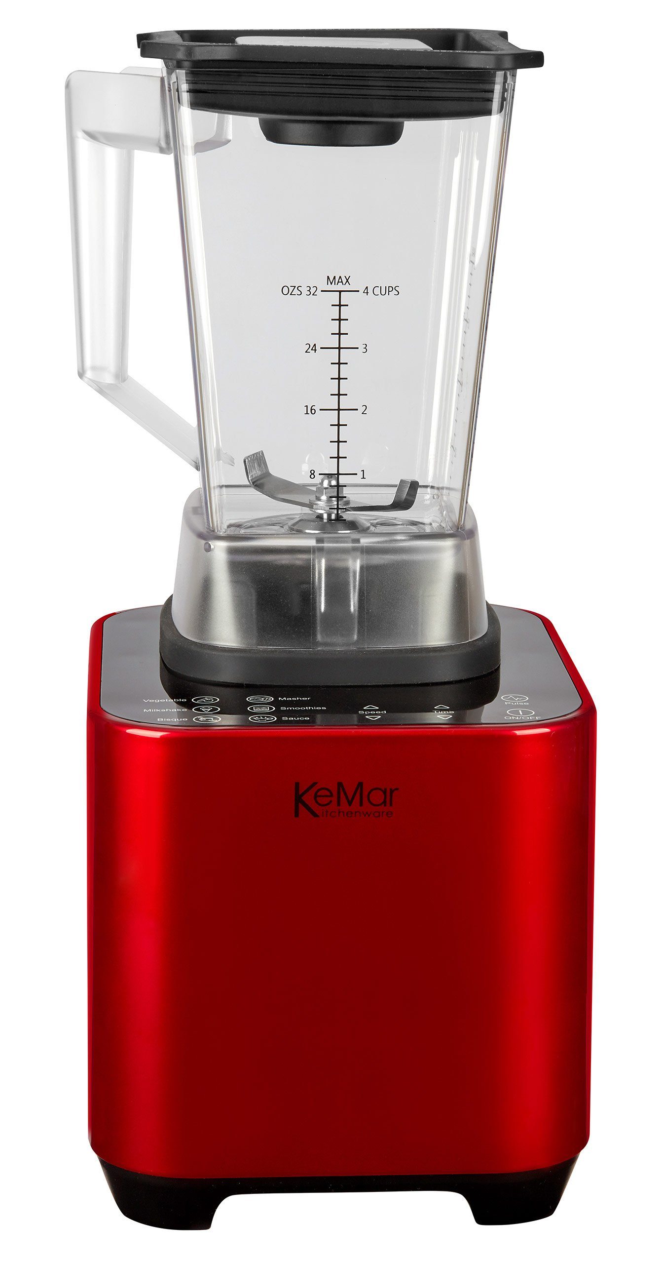 KeMar Kitchenware Standmixer KSB-200, 1500,00 W, 2 Behälter, Touchdisplay, Hochleistungsmixer, Smoothiemaker