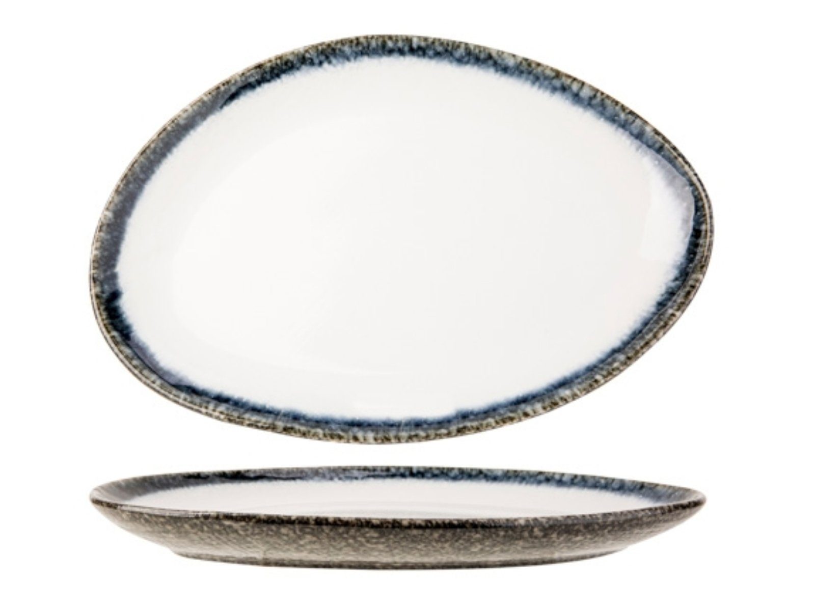 Cosy & Trendy Speiseteller Sea Pearl Teller flach 26,7 x 18,5 x 3cm, SEA PEARL TELLER FLACH 26,7X18,5XH3CM
