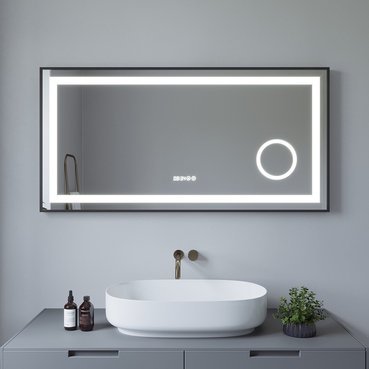 AQUABATOS Badspiegel LED Bad Spiegel mit günstig online kaufen